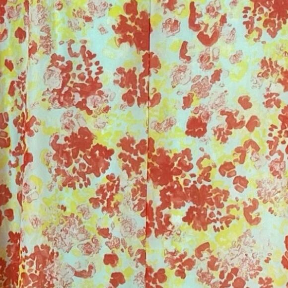 Jason Wu Sheer Floral Coastal Vacation Midi Kaftan Midi Dress NWOT Size L - Picture 8 of 13